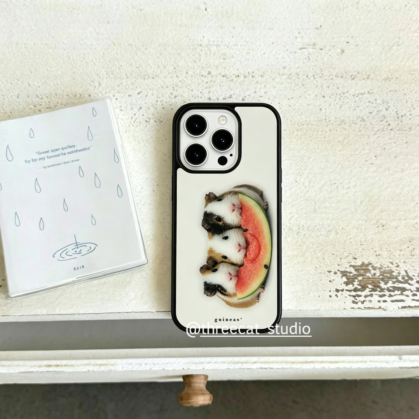 Phone Accessories List - Korean Ins Guinea Pig Eat Watermelon