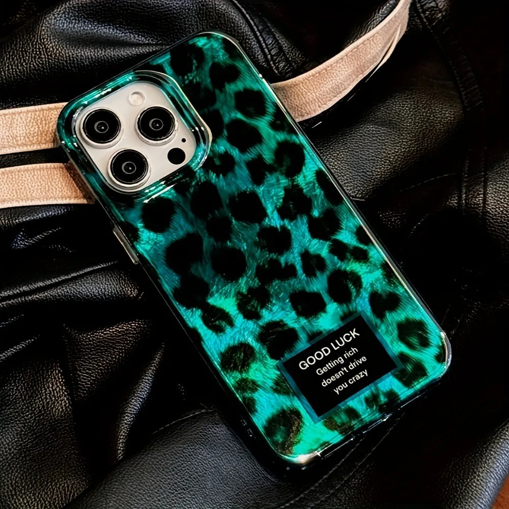 Phone Accessories List - Retro Laser Cute Leopard Print Phone