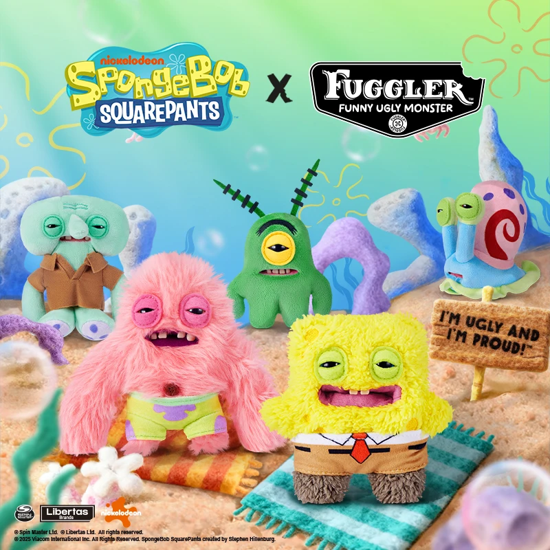 Phone Accessories Charms - Original Fuggler SpongeBob Patrick Keychain Bag
