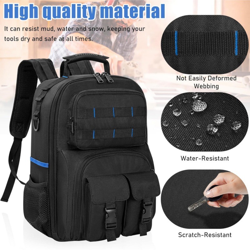 Phone Zone Accessories & Repair - Wear-resistant Oxford cloth tool storage backpack,
