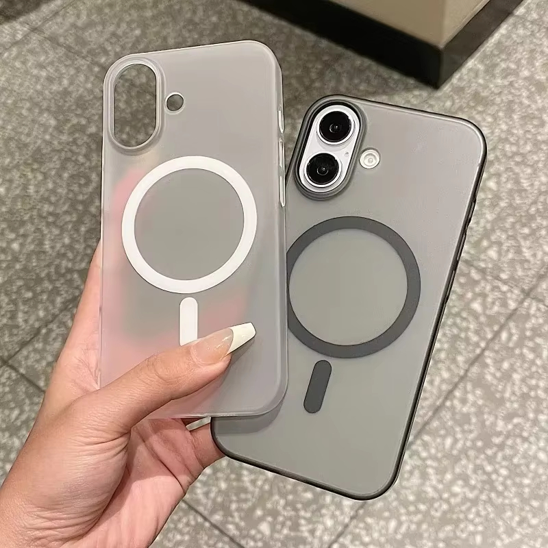 Quality Phone Accessories - For Magsafe Matte Transparent Case For