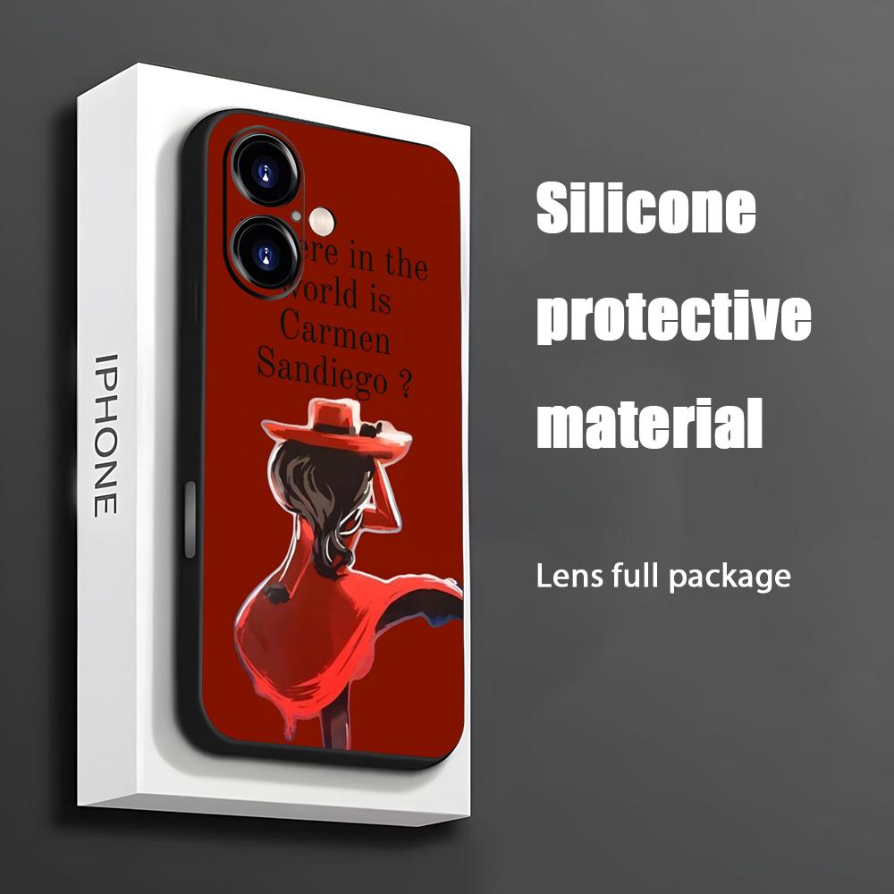 Phone Accessories List - Hot Carmen Sandiego Cartoon Phone Case