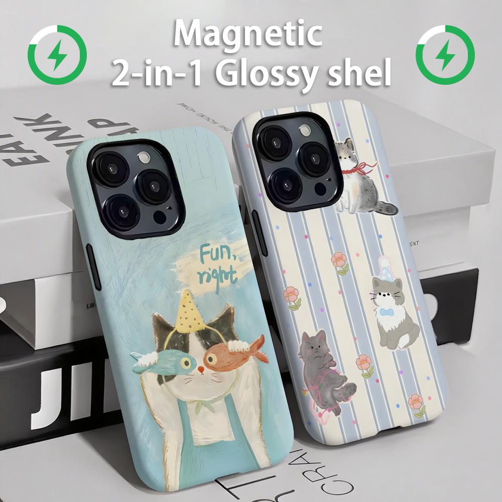 Phone Accessories List - Cute cats and dogs Phone Case