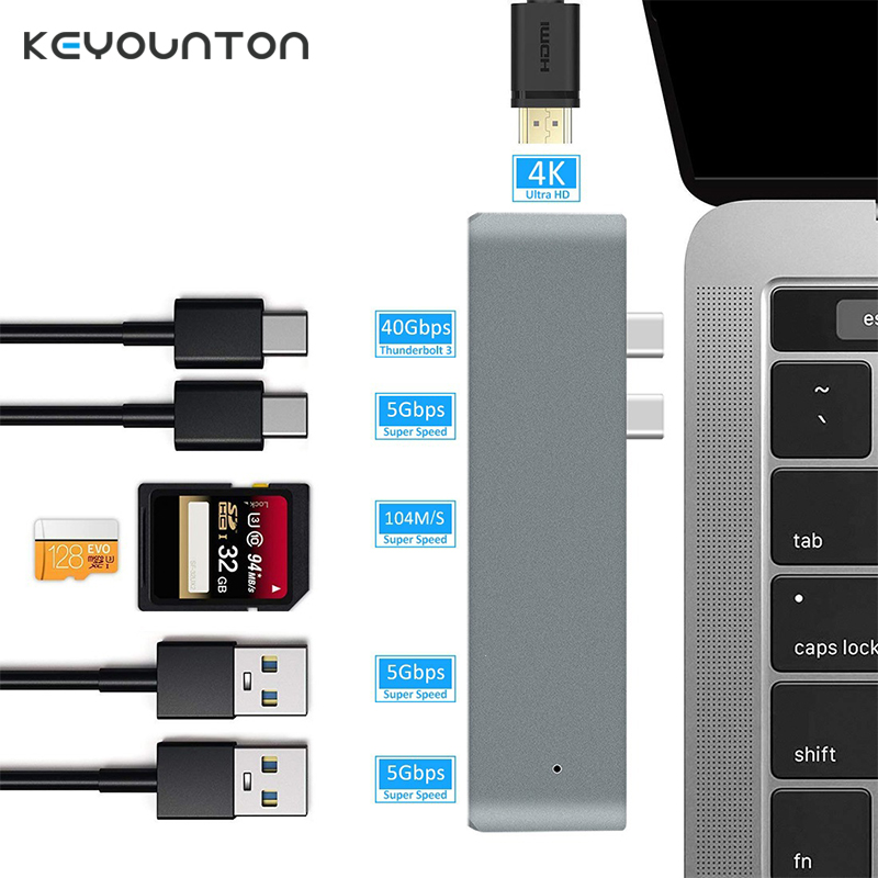 Micro Sd Card - USB C Hub USB-C Duo 7-in-2