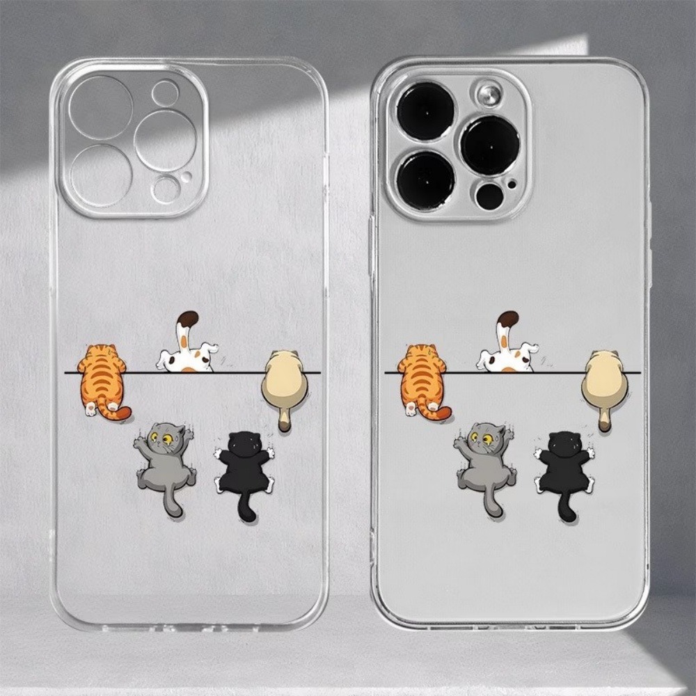 Phone Accessories List - Five Cute Cat Pattern Phone Case