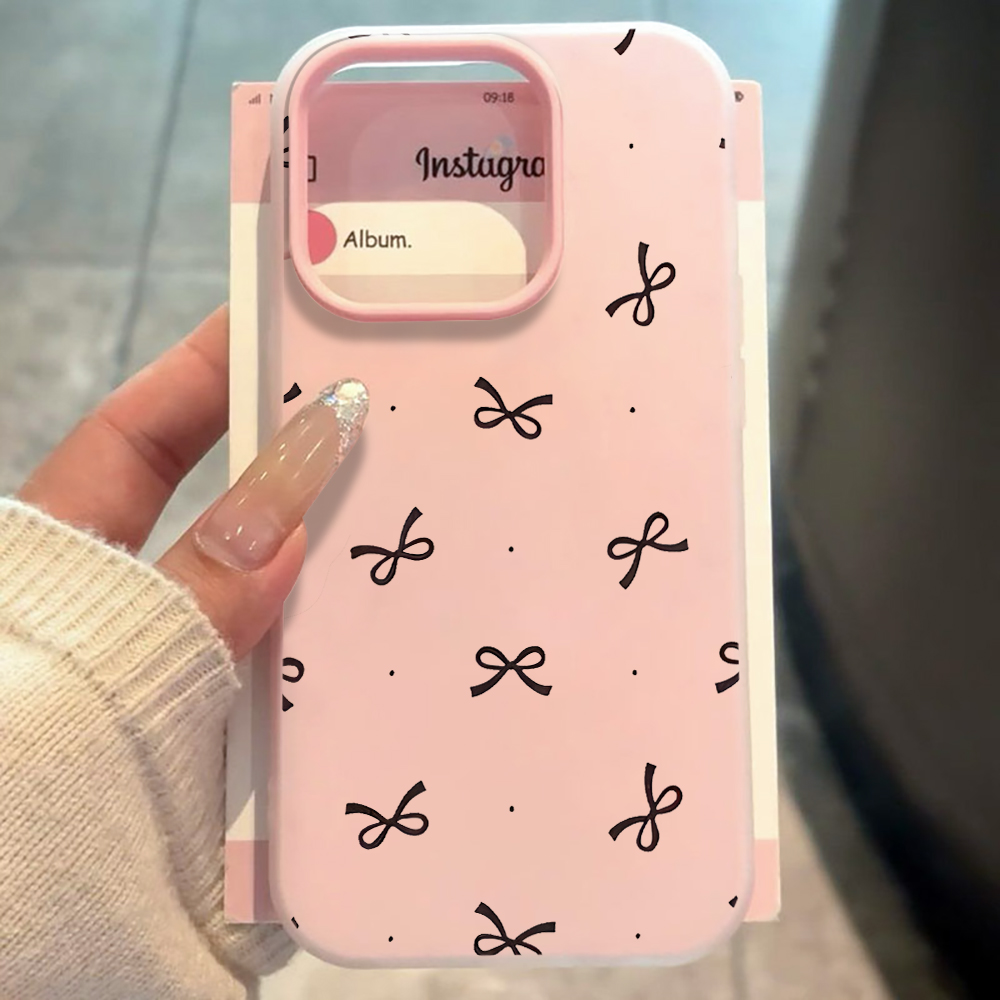 Phone Accessories List - Cute Bow Polka Dot INS Phone