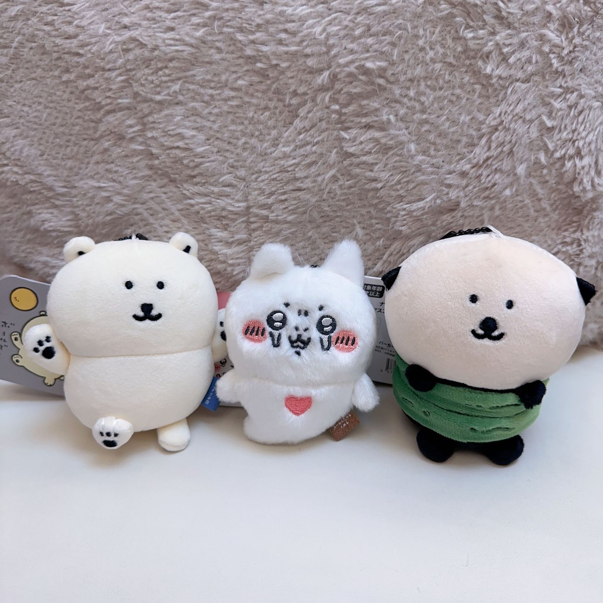 Phone Accessories Charms - jiyi Plush Keychain Cute Sea Otter