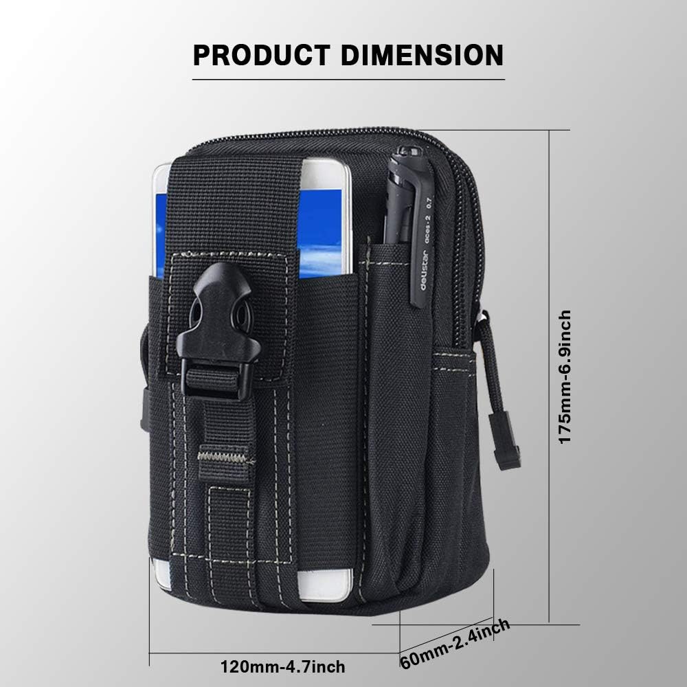 Tactical Molle Belt Pouch Mili - Phone Accessories Are recension och pris