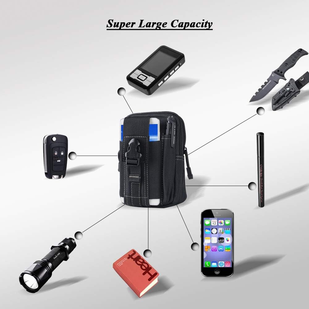 Tactical Molle Belt Pouch Mili - Phone Accessories Are recension och pris