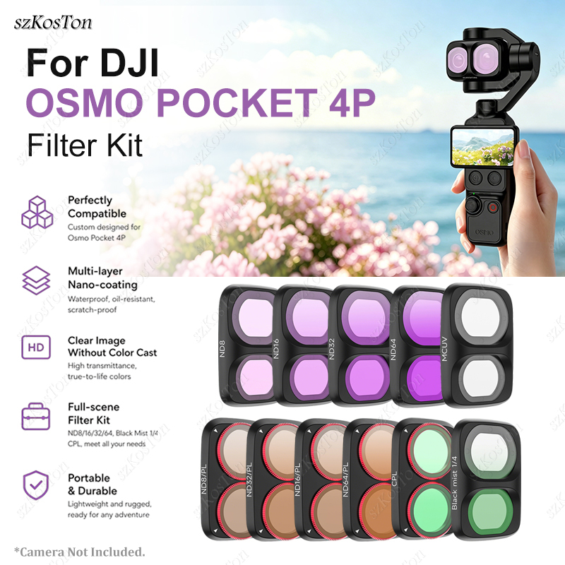Lens Filter Kit for DJI Osmo P - Lens Camera Clip recension och pris