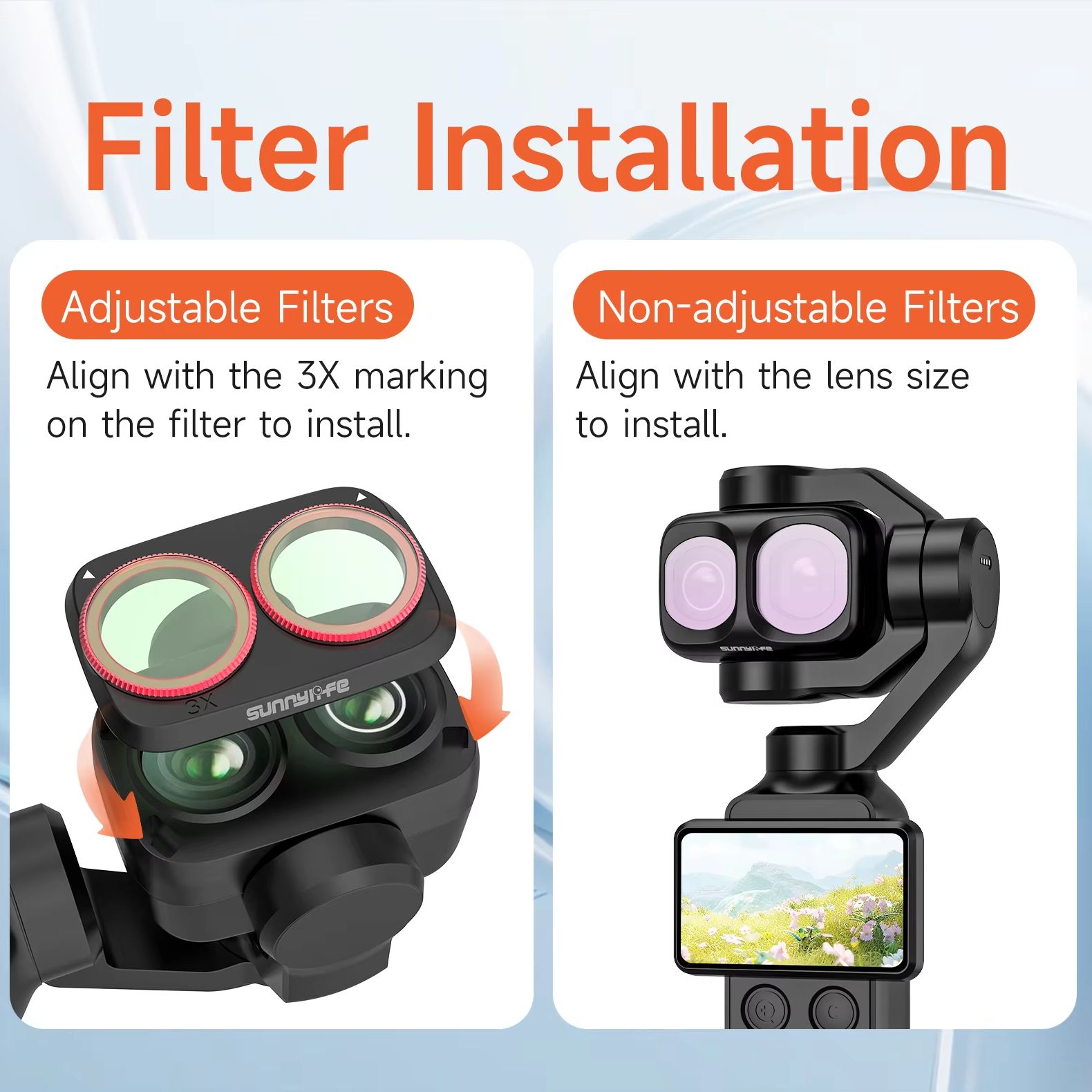 Lens Filter Kit for DJI Osmo P - Lens Camera Clip recension och pris