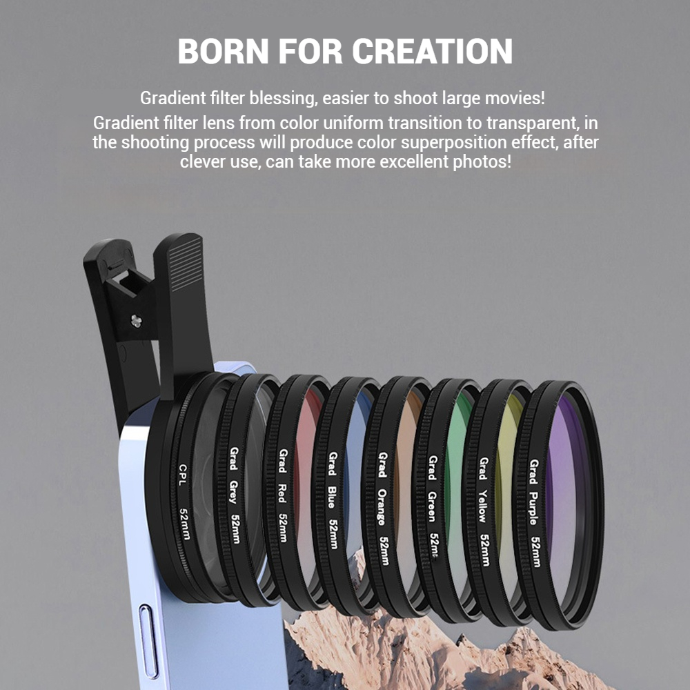 52MM Mobile Phone Lens Univers - Lens Camera Clip recension och pris