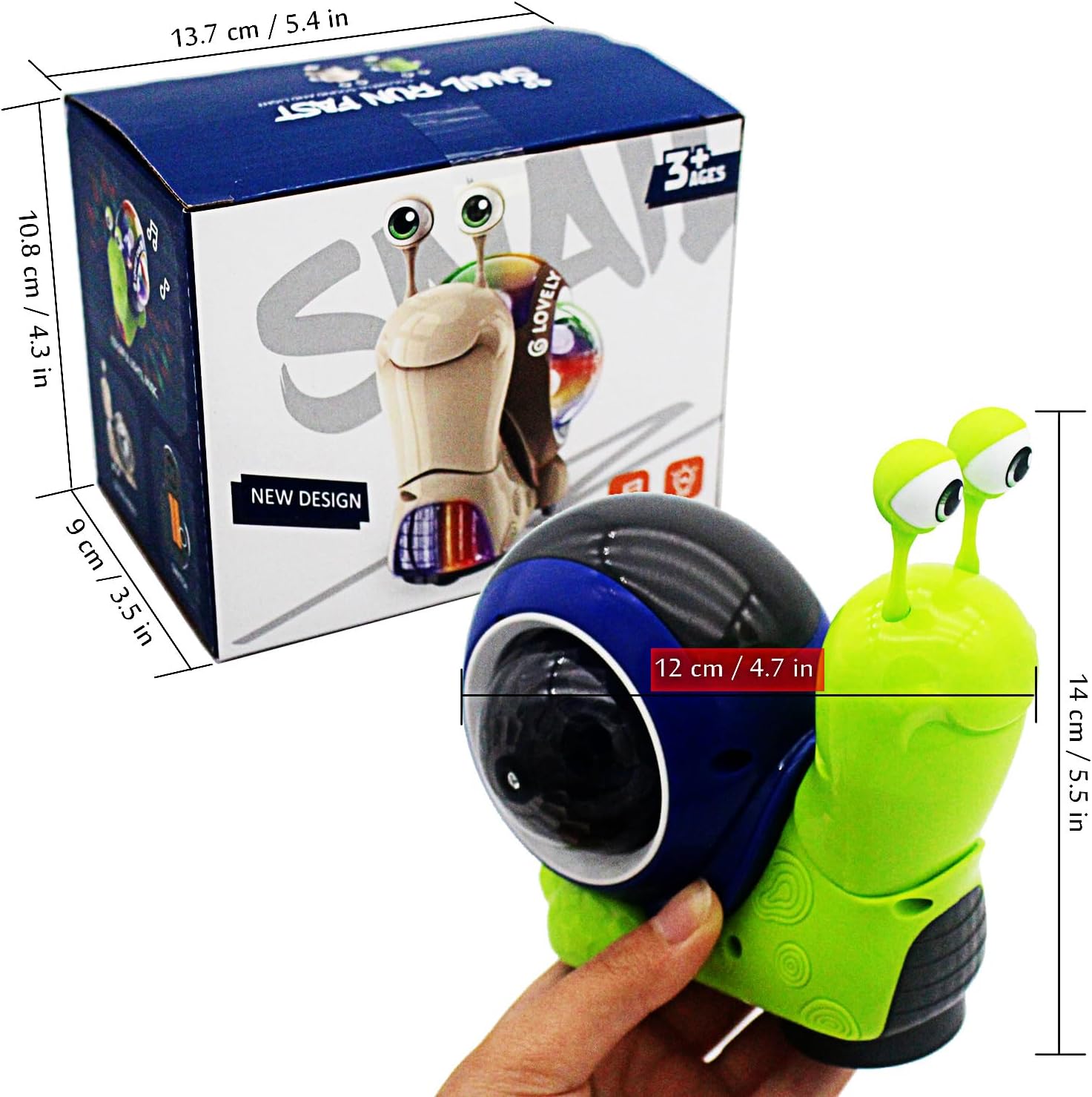 Crawling Snail Baby Toy Walkin - Phone Accessories Baby recension och pris