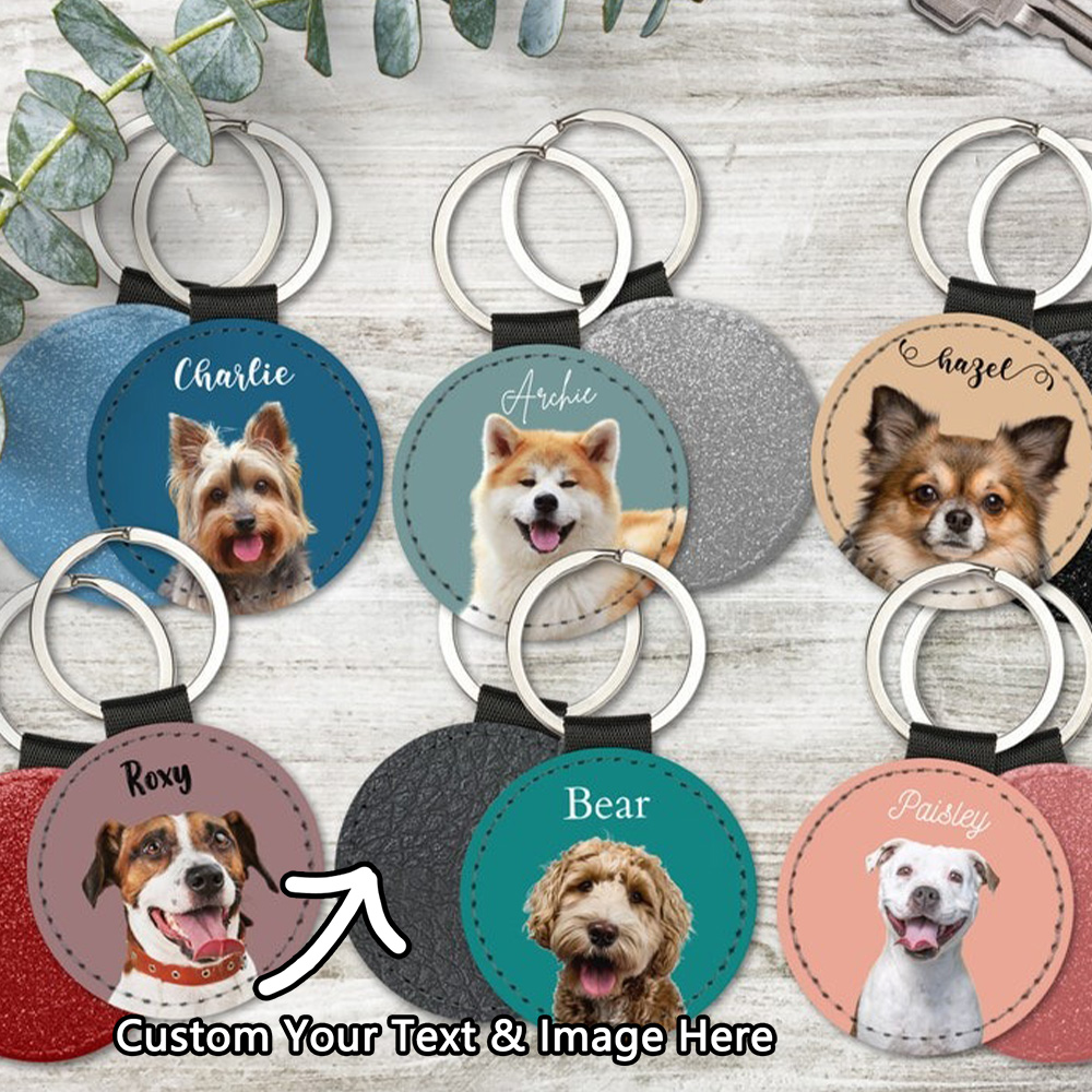 Custom Pet Photo Keychain Pers - Phone Accessories Charms recension och pris