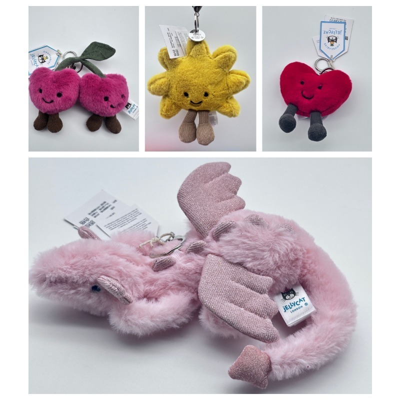 JC Hot Bag Cute Plush Toy Labe - Phone Accessories Charms recension och pris