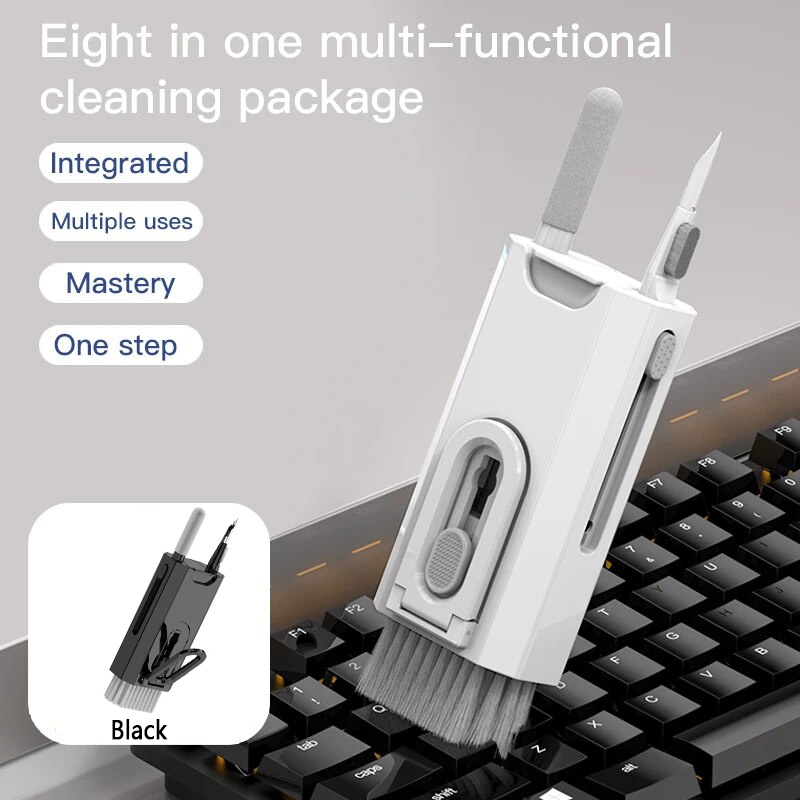 8 In 1 Cleaning Kit Keyboard C - Lens Camera Clip recension och pris