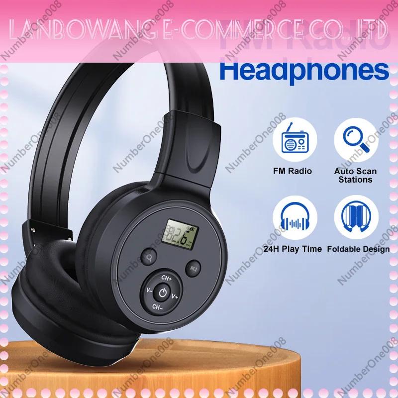 Headband FM Radio Headset Rech - Micro Sd Card recension och pris