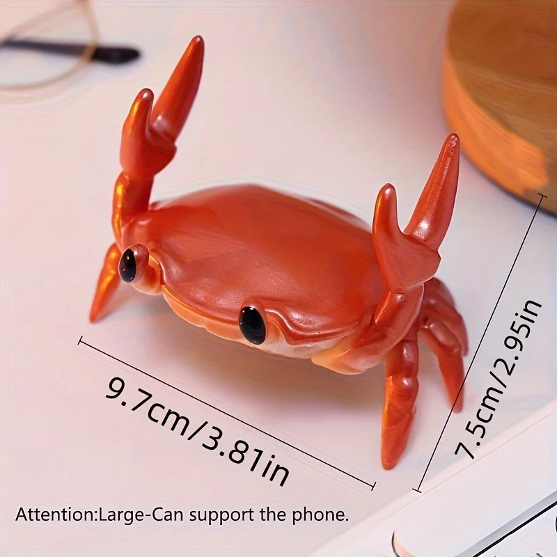 Personality 3D Crab Desk Decor - Phone Accessories For Old People recension och pris