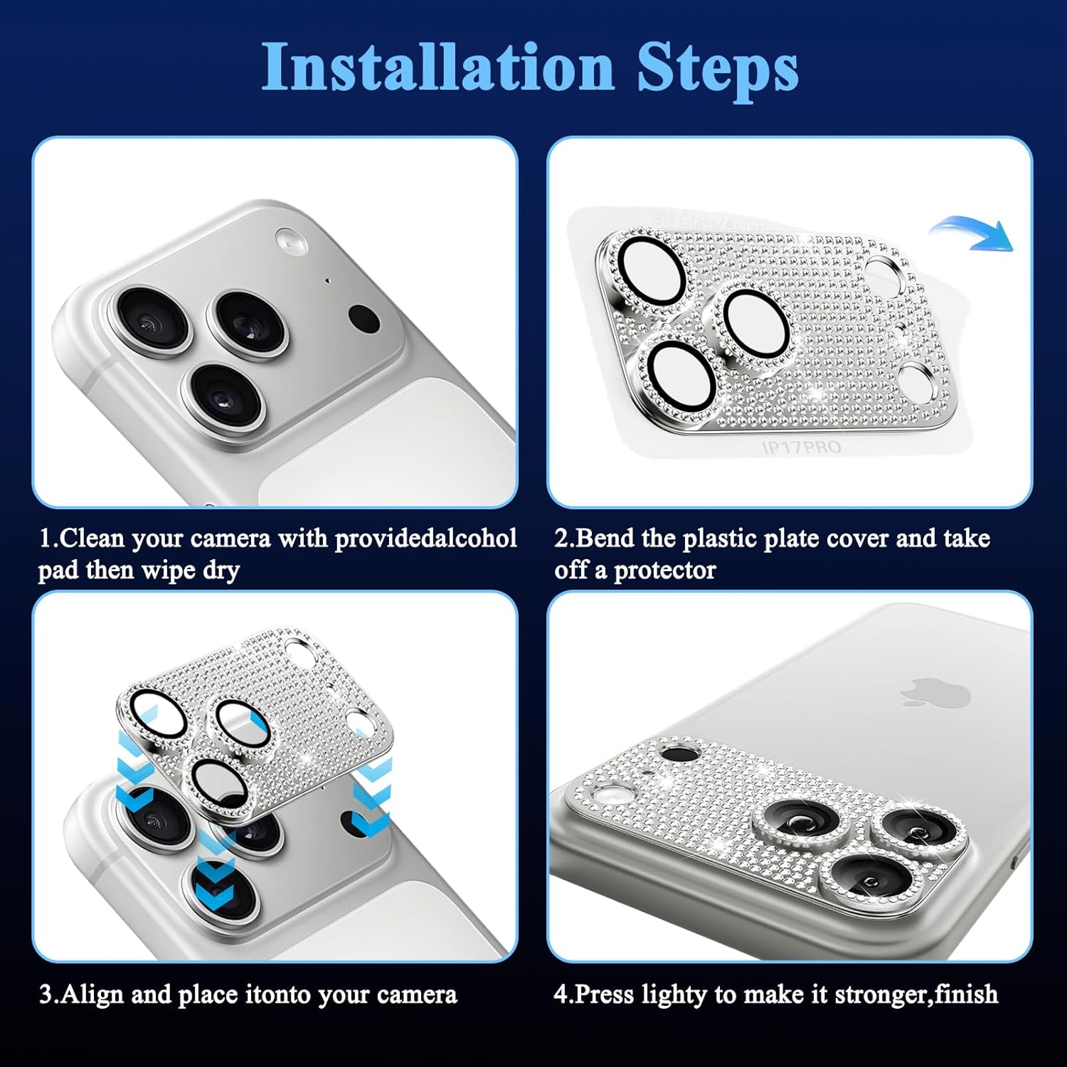 Glitter Diamond Camera Lens Pr - Quality Phone Accessories recension och pris