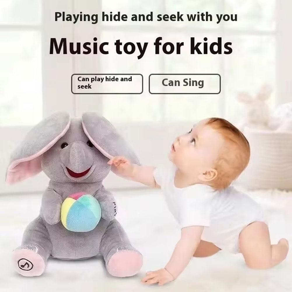 Hide and Seek Elephant Plush T - Phone Accessories Baby recension och pris