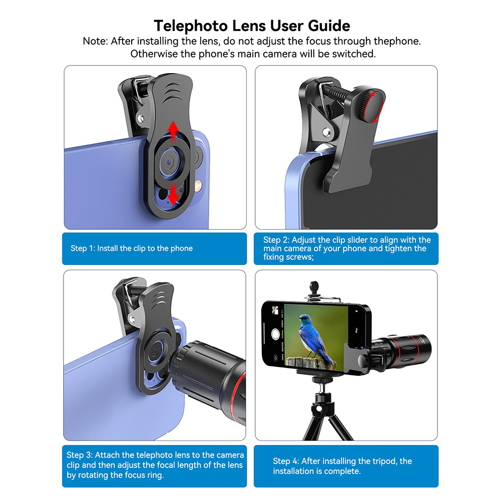 18/36/64X Mobile Phone Camera  - Lens Camera Clip recension och pris