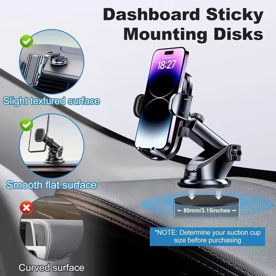 1/10pcs Car Phone Holder Stick - Car Mount Phone recension och pris
