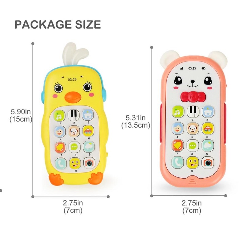 Baby Phone Toy Telephone Music - Phone Accessories Baby recension och pris