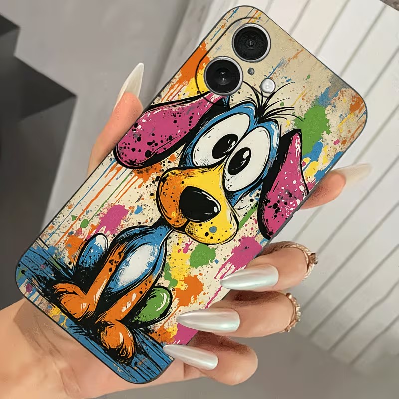 Graffiti Colored Puppy TPU Pho - Phone Accessories List recension och pris
