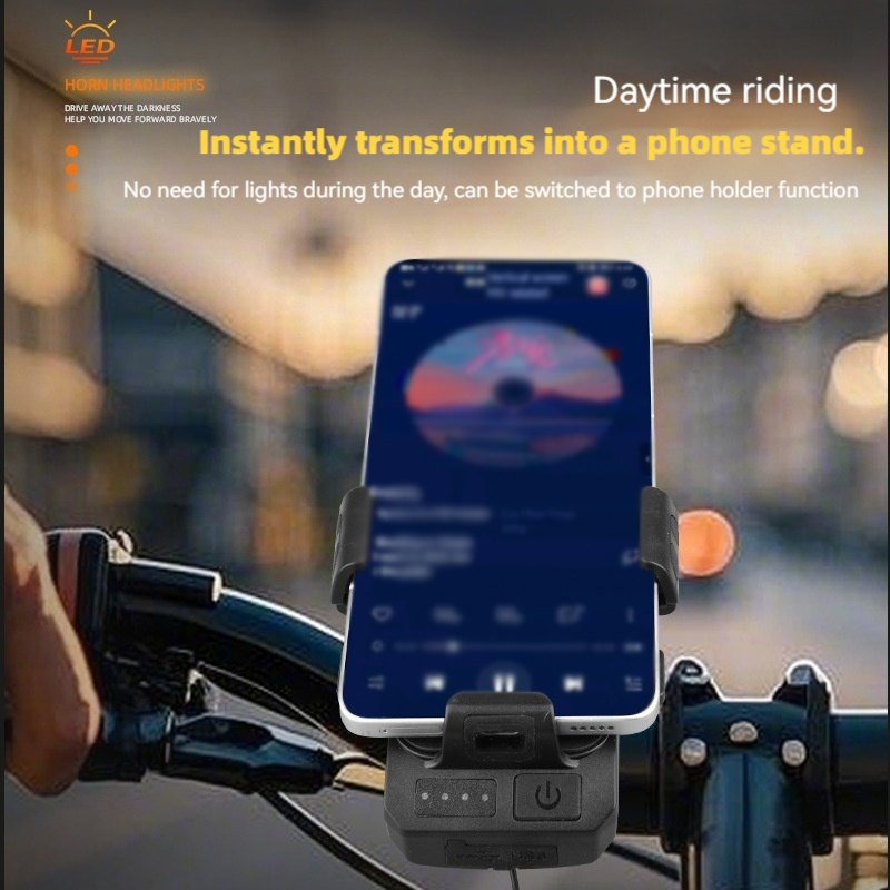 Bicycle Front Light with Horn  - Phone Zone Accessories & Repair recension och pris