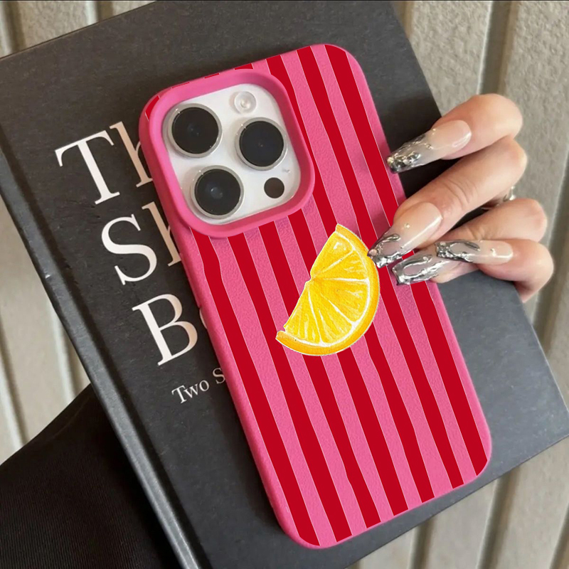 Fashion Lemon Pattern TPU Sili - Phone Accessories List recension och pris