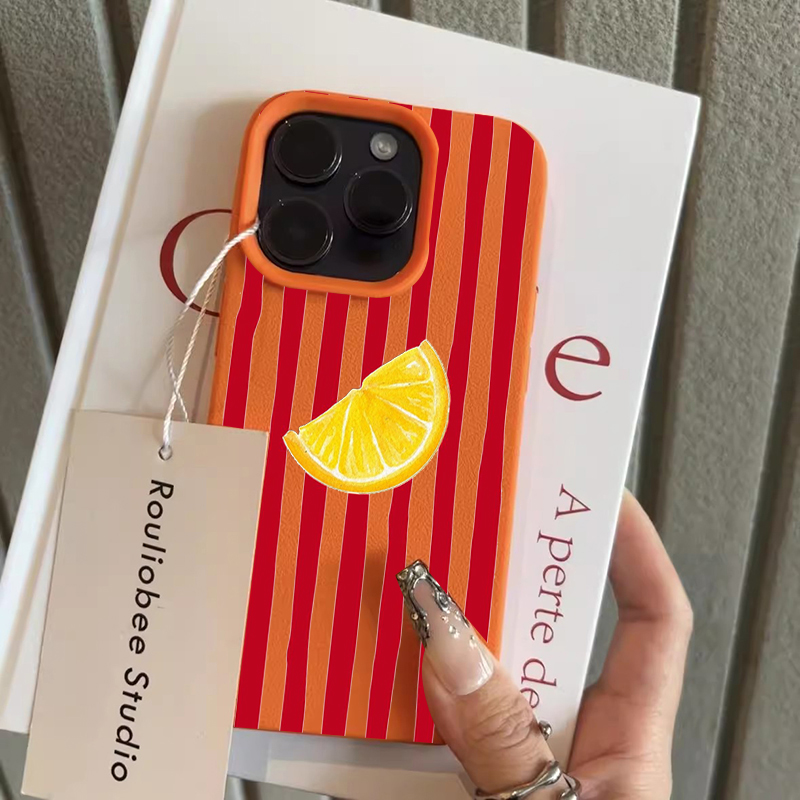 Fashion Lemon Pattern TPU Sili - Phone Accessories List recension och pris