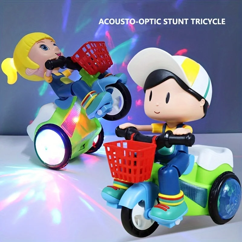 Music Stunt Cool Tricycle Car  - Phone Accessories Baby recension och pris