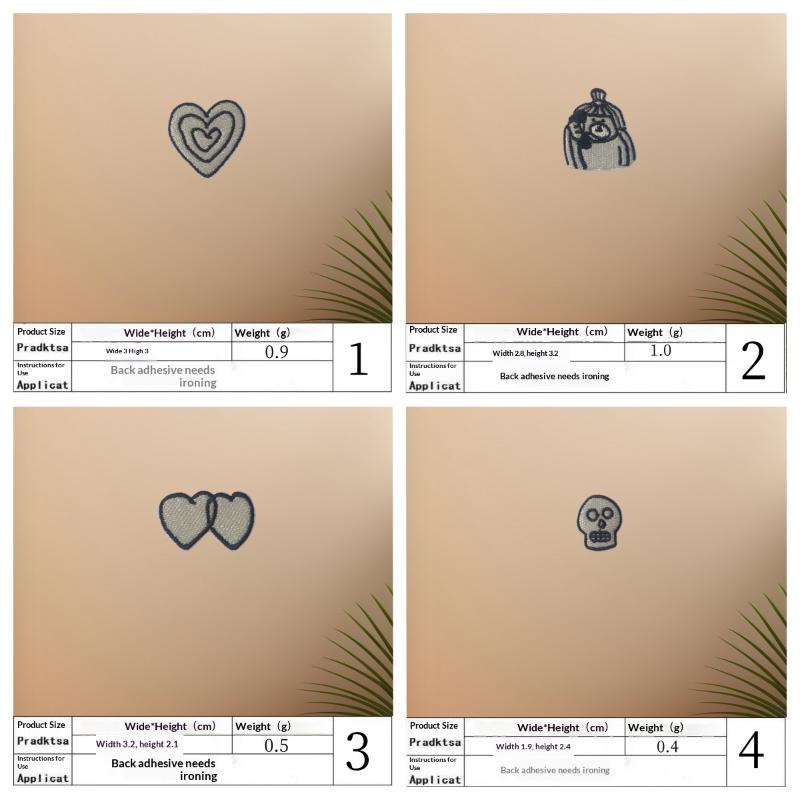 1Set Heart Cat Skull Birds Emb - Phone Accessories Are recension och pris