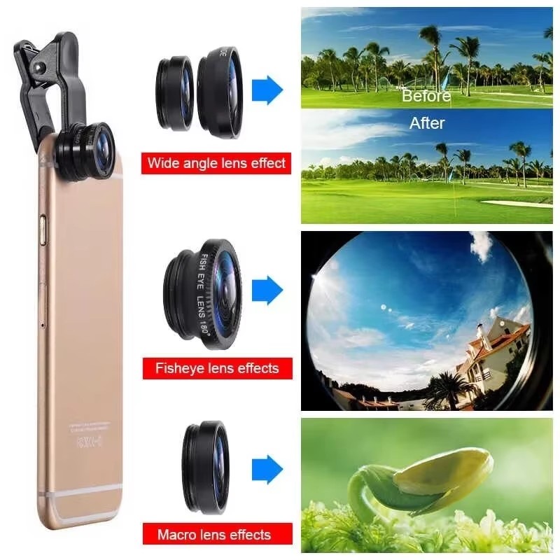 3 In 1 Fisheye Phone Lens 0.67 - Lens Camera Clip recension och pris