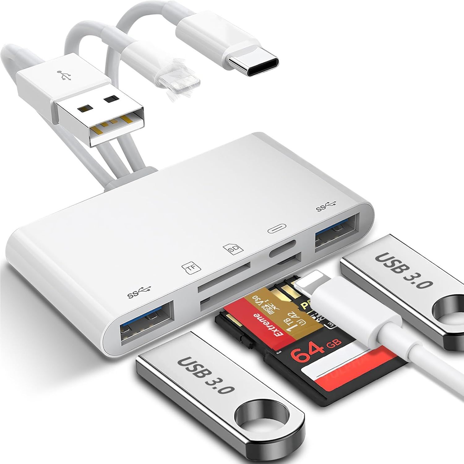 10PCS 5-in-1 Multi-Device USB  - Micro Sd Card recension och pris