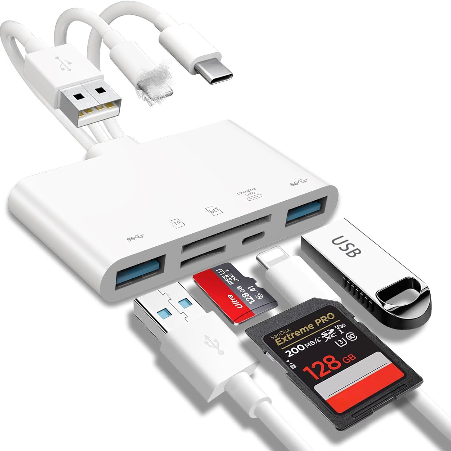 10PCS 5-in-1 Multi-Device USB  - Micro Sd Card recension och pris