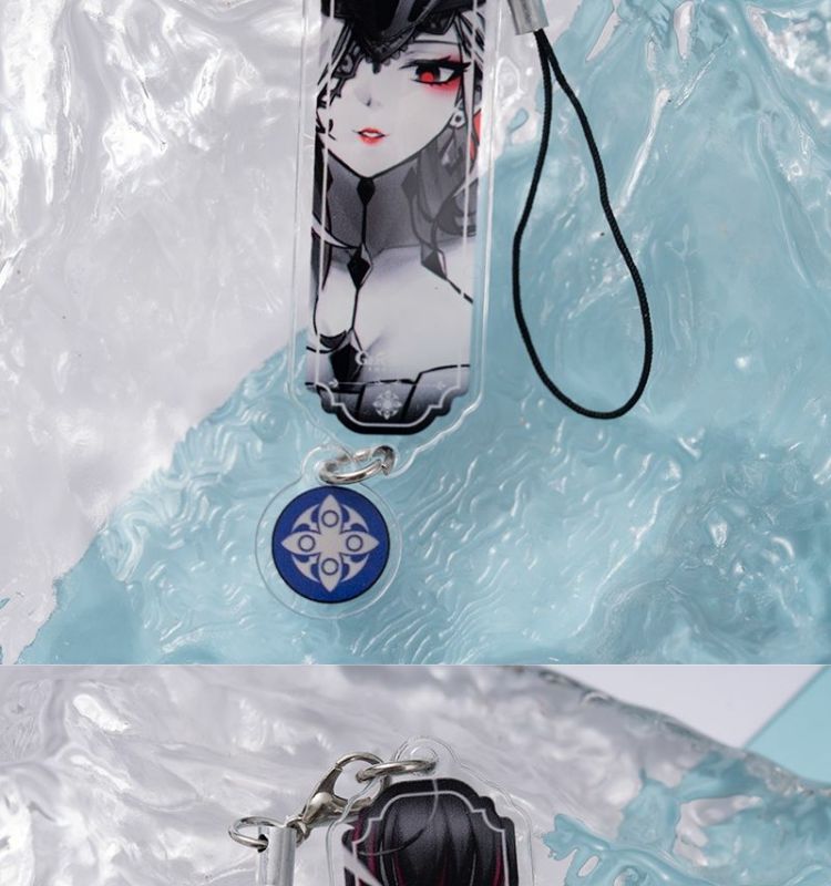 8pcs Anime Keychain Genshin Im - Phone Accessories Charms recension och pris