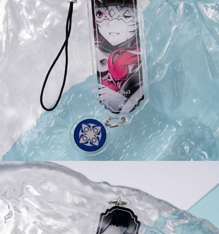 8pcs Anime Keychain Genshin Im - Phone Accessories Charms recension och pris