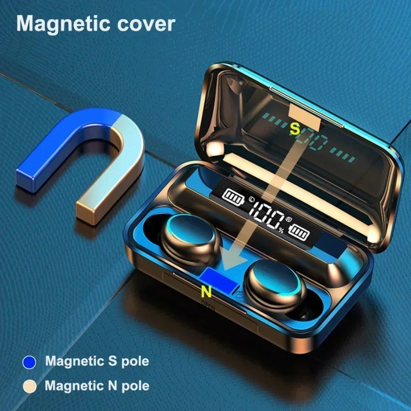 New F9 Bluetooth Headphones 9D - Phone Accessories Amazon recension och pris