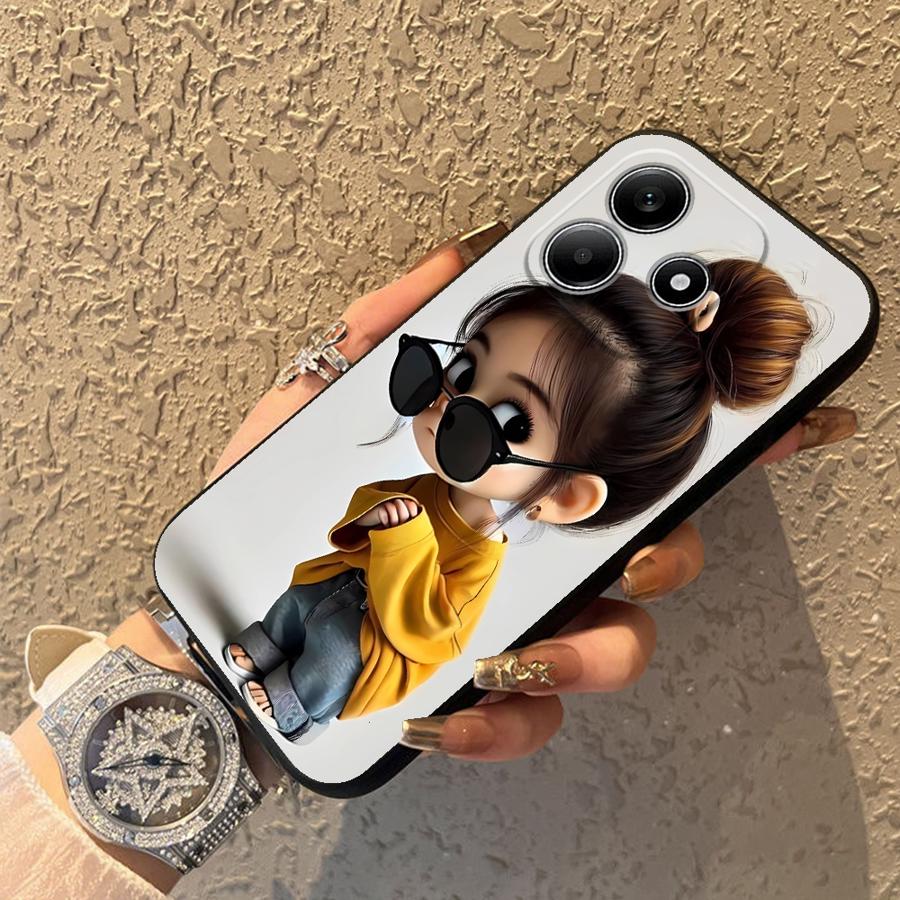 Cartoon Girl Pattern Funda Pho - X Phone Accessories recension och pris
