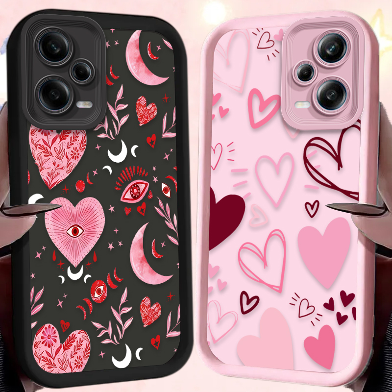 Pink Heart-shaped Phone Case f - X Phone Accessories recension och pris