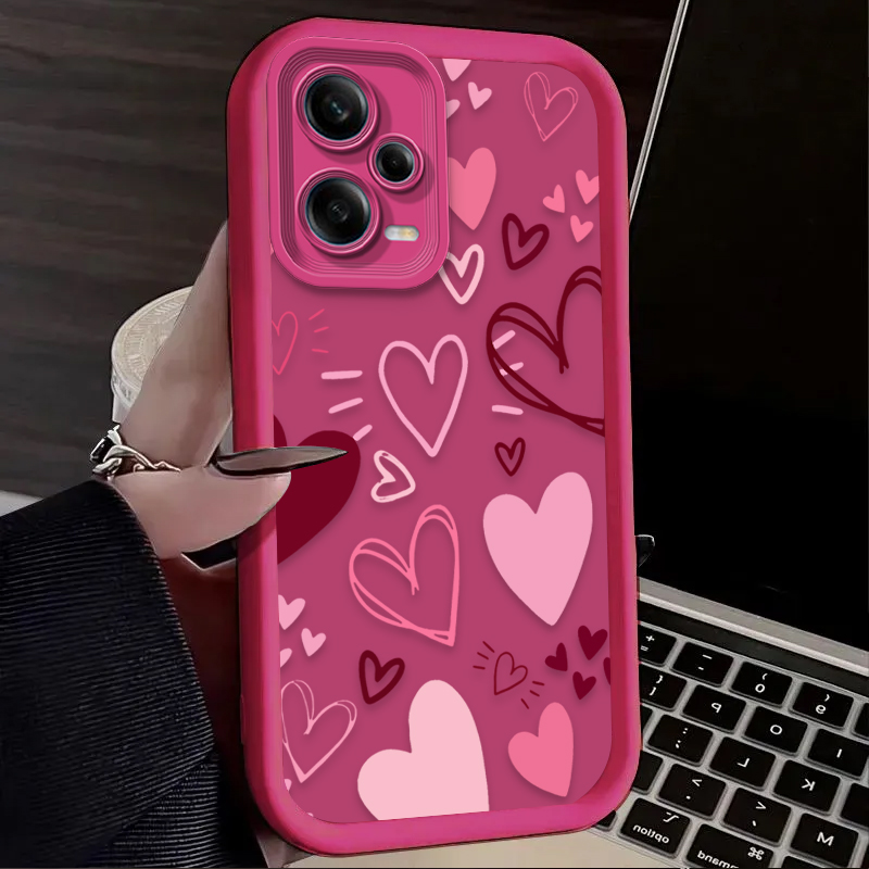 Pink Heart-shaped Phone Case f - X Phone Accessories recension och pris