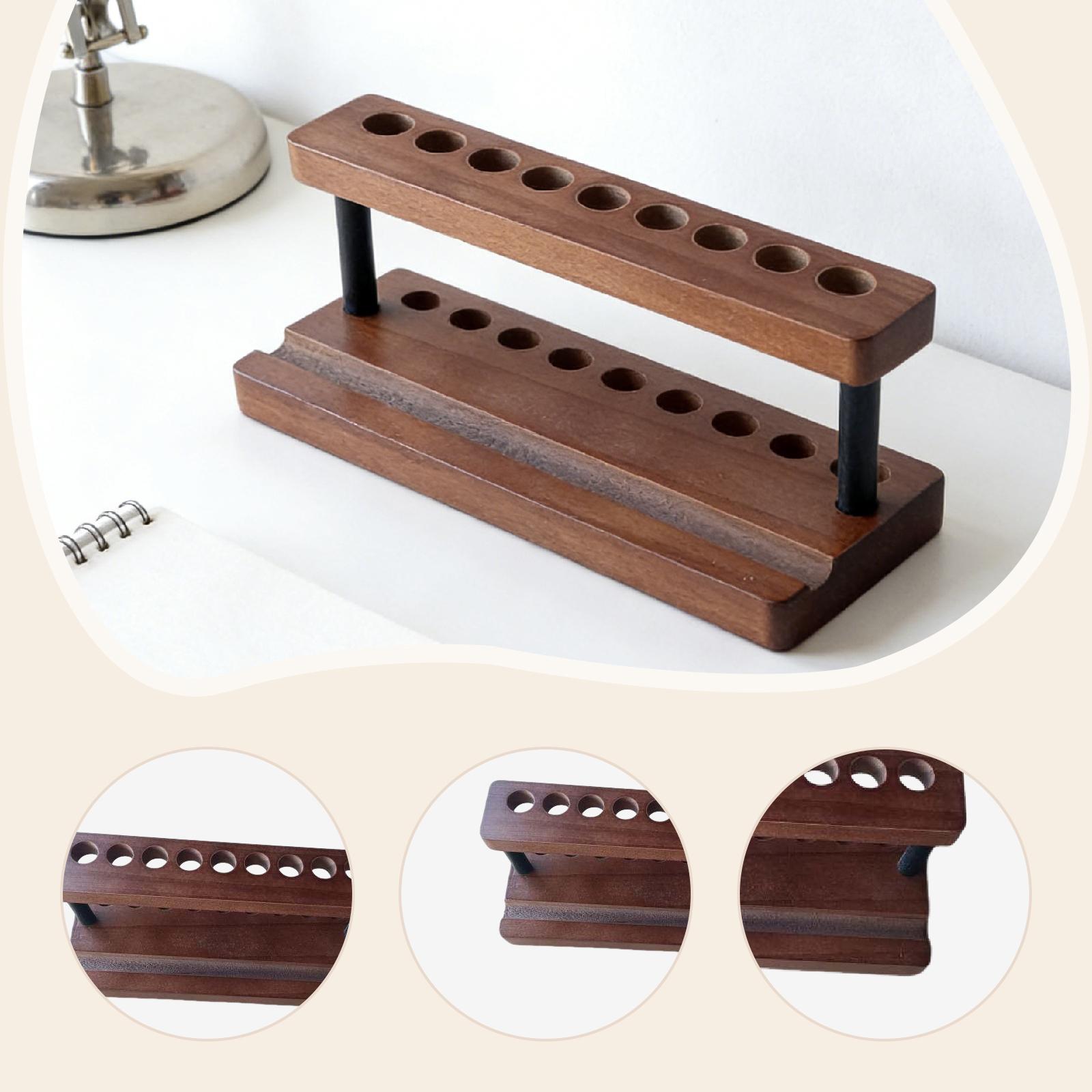 Pen Display Rack Wooden 9 Slot - Phone Accessories Rack Display recension och pris