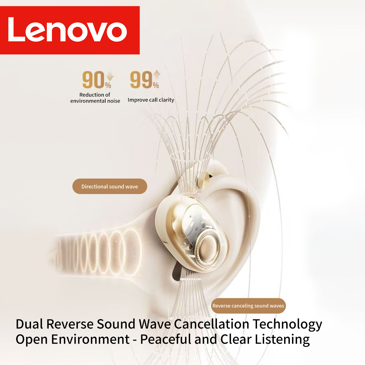 Lenovo EA366 Open-Ear Wireless - Phone Accessories Amazon recension och pris