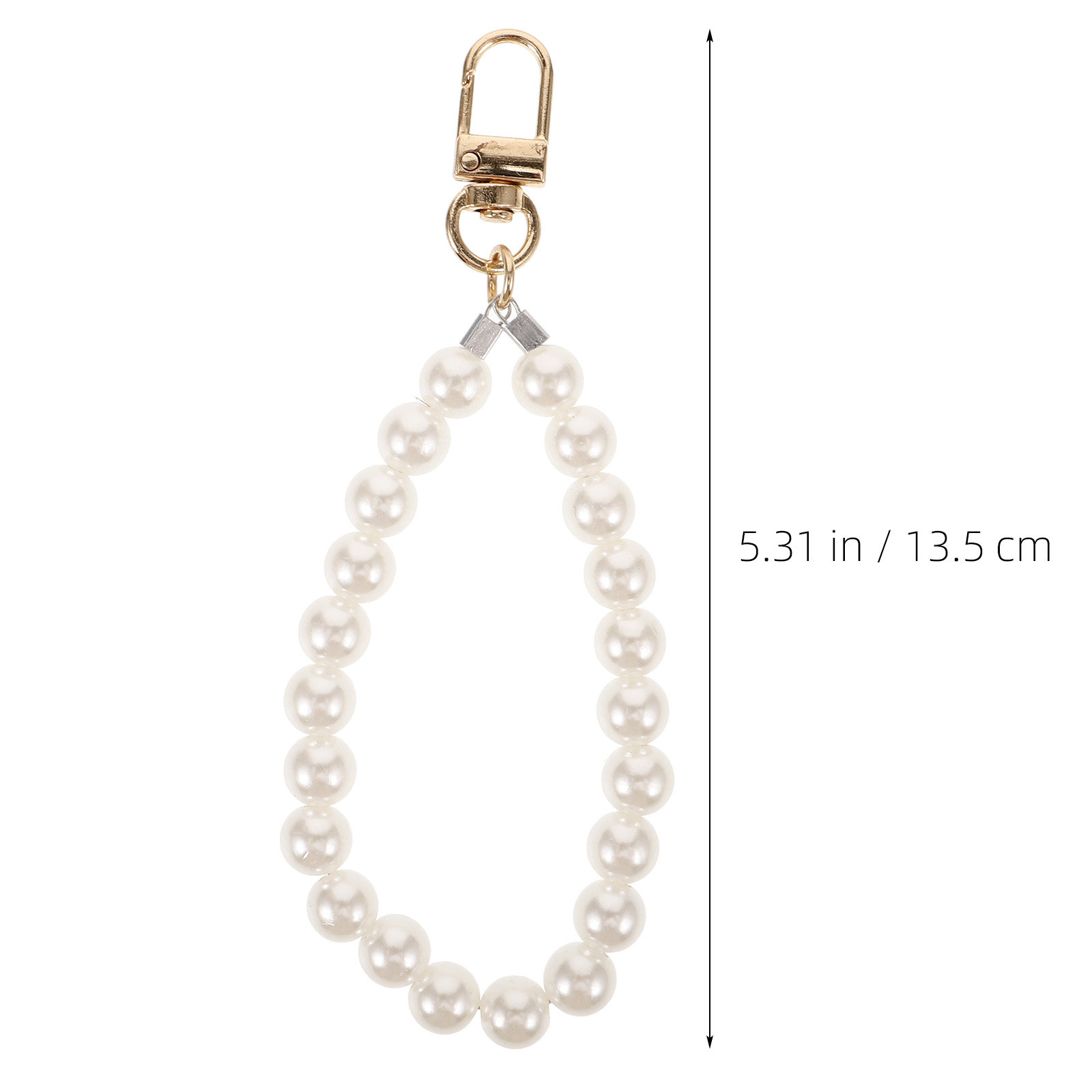 Pearl Beaded Phone Charm Strap - Phone Accessories Charms recension och pris