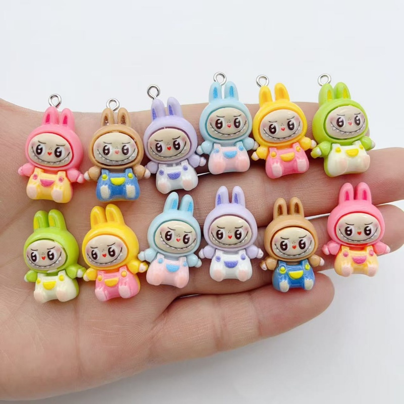 10Pcs Kawaii Rabbit Strawberry - Phone Accessories Charms recension och pris