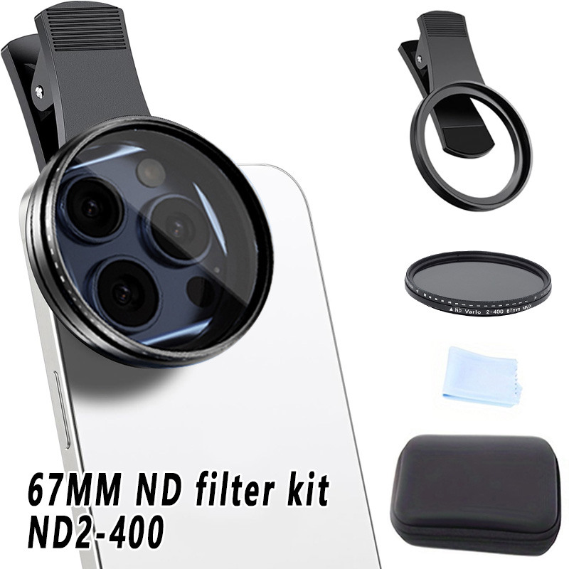 67mm Clip-on ND2-400 Phone Cam - Lens Camera Clip recension och pris