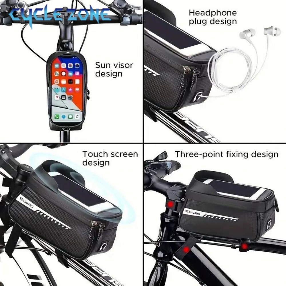 Bicycle Front Beam Bag Front T - Phone Zone Accessories & Repair recension och pris