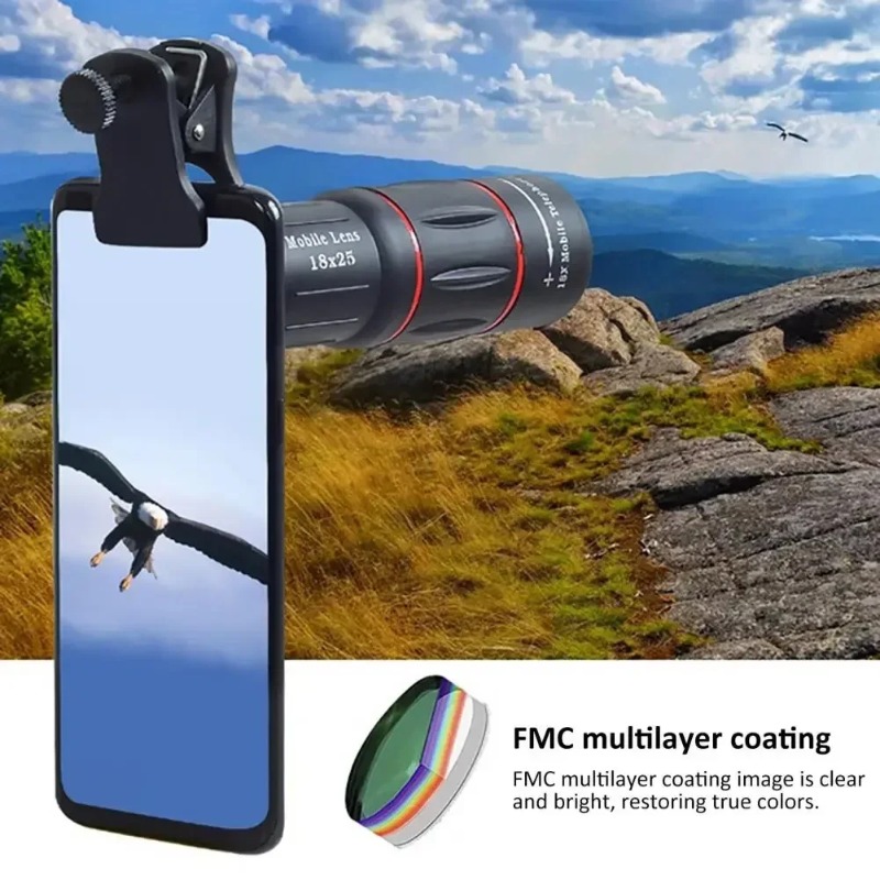 Universal 18x Magnification Te - Lens Camera Clip recension och pris