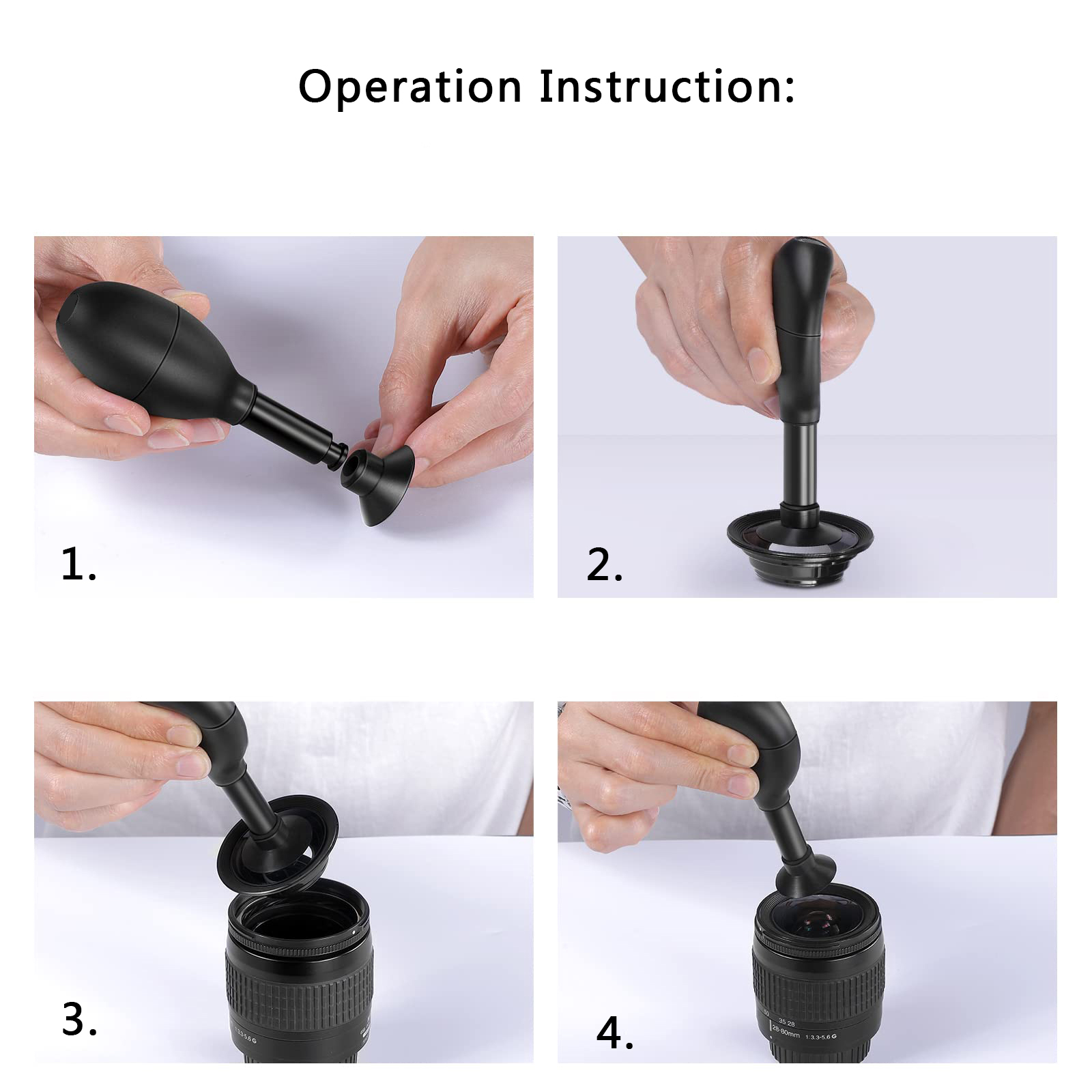 Lens Sucker Kit with 7 Suction - Lens Camera Clip recension och pris